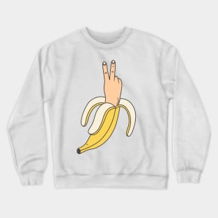 Banana hand Crewneck Sweatshirt